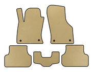 Seat Leon 2013-2020 EVA Floor Mats (2013-2016, SW, Beige) photo 1