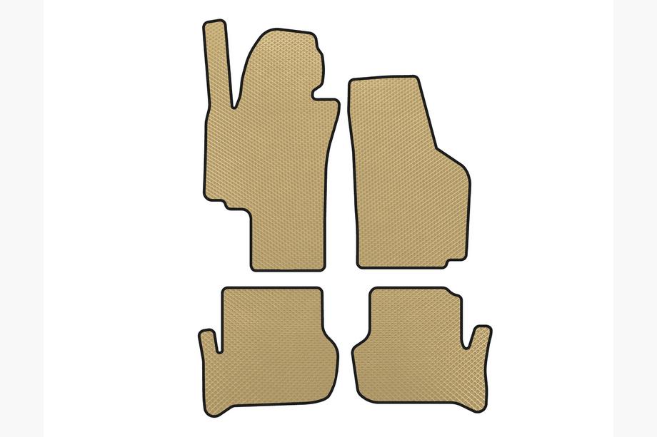 Seat Toledo 2005-2012 EVA Floor Mats (Beige) Image