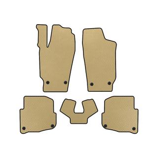 EVA Floor Mats (SD, Beige) Skoda Fabia 2000-2007