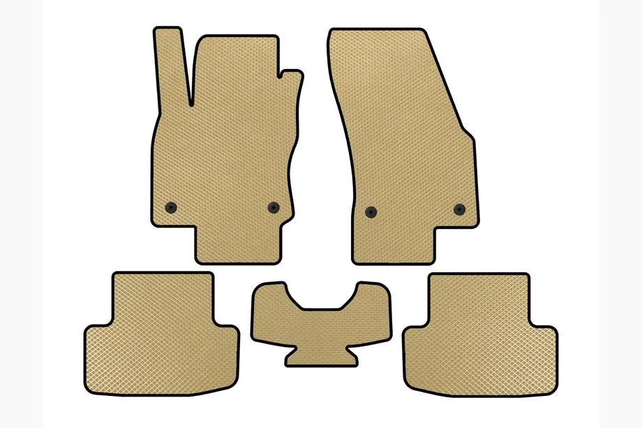Skoda Karoq 2018- EVA Floor Mats (Beige) Image
