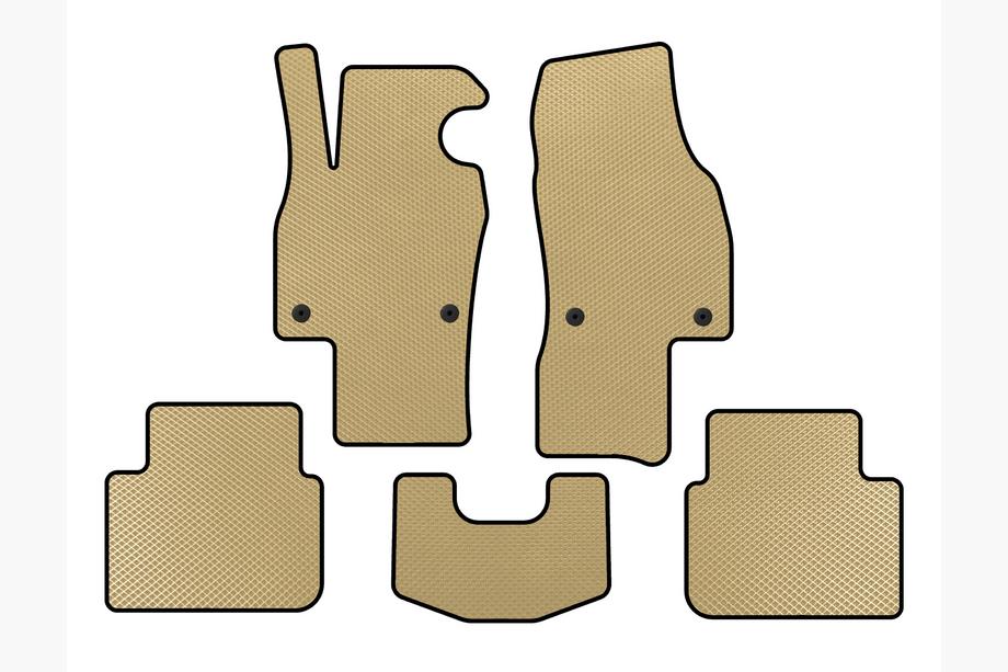 Skoda Scala 2018- EVA Floor Mats (HB, Beige) Image