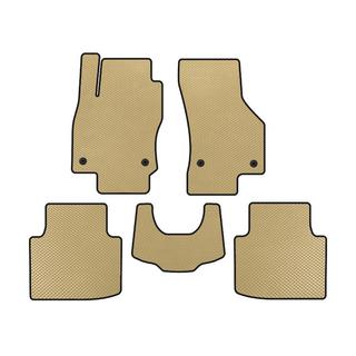 EVA Car Mats (with Paw, Beige)
