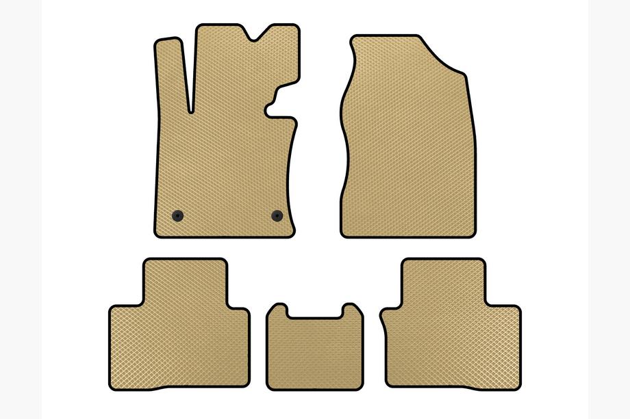 SsangYong Tivoli 2015- EVA Floor Mats (Beige) Image