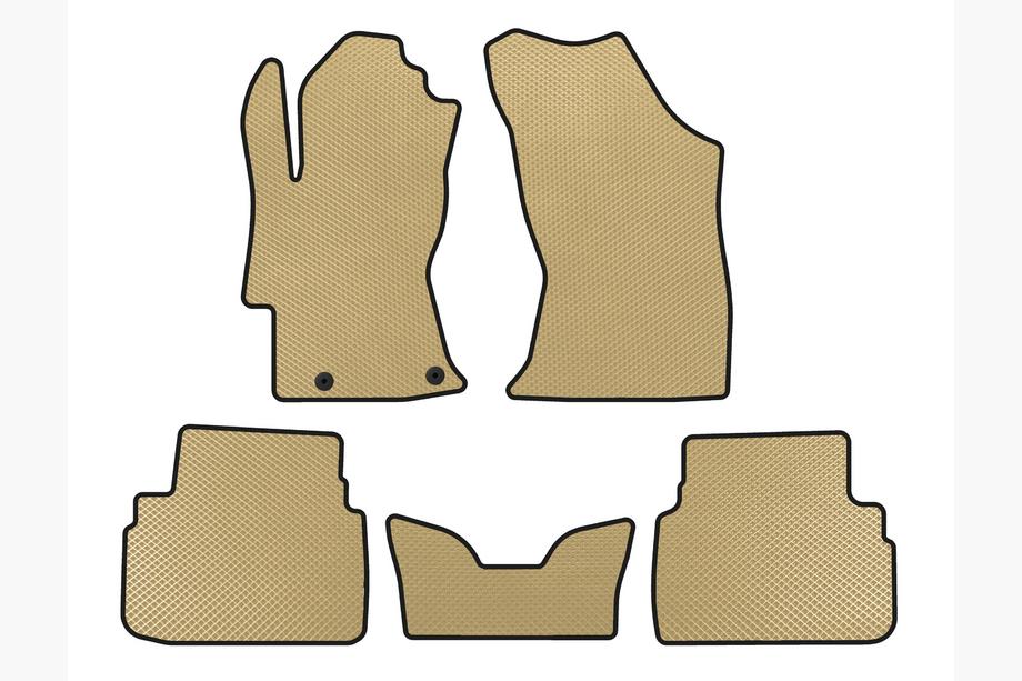 Subaru XV 2017-2023 EVA V2 Floor Mats (Beige) Image