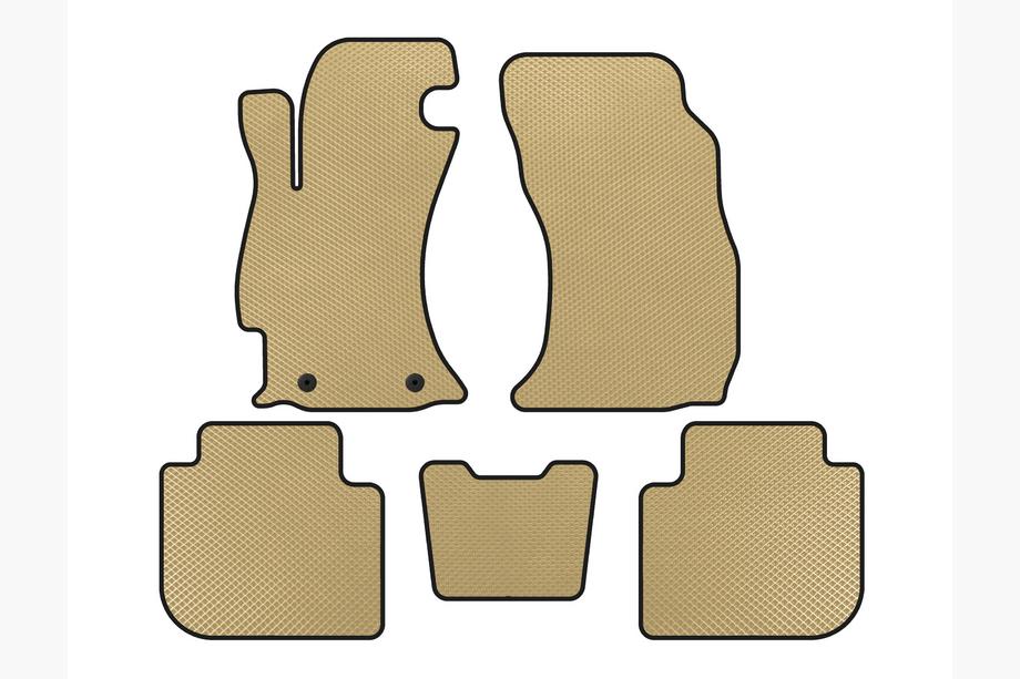 Subaru Forester 2013-2018 EVA Floor Mats (2013-2017, Beige) Image