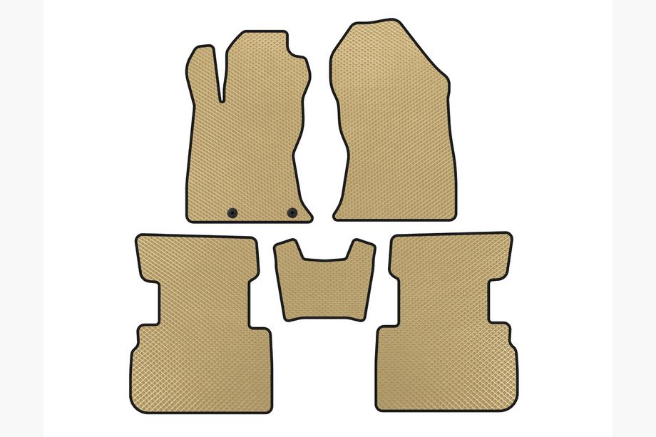 Subaru Forester 2018-2024 EVA Floor Mats (Beige) Image