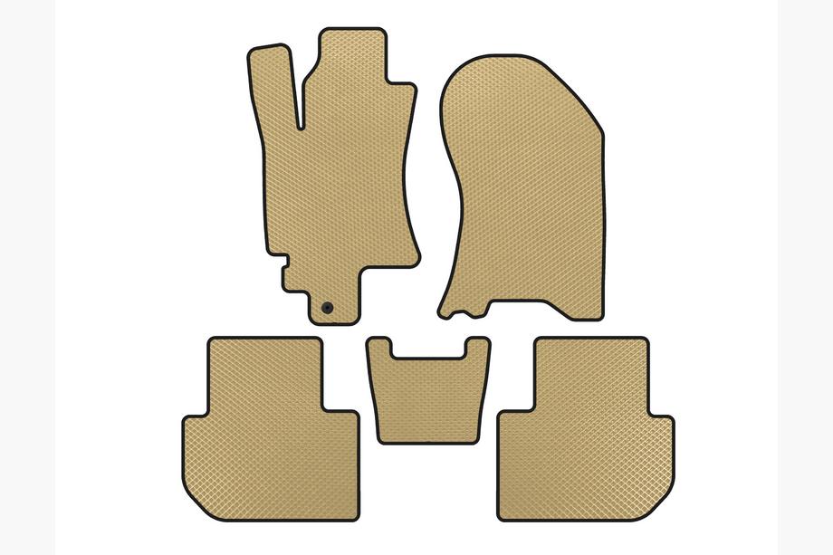 Subaru Tribeca 2005-2014 EVA Floor Mats (Beige) Image