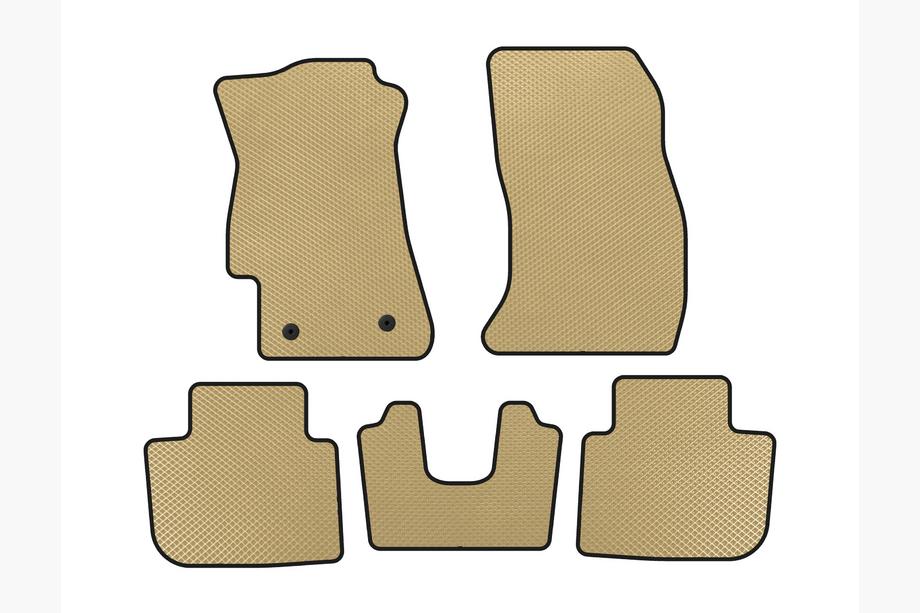 Subaru XV 2011-2017 EVA Floor Mats (2011-2016, Beige) Image