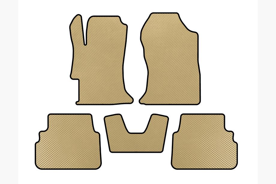 Subaru XV 2017-2023 EVA Floor Mats V1 (Beige) Image
