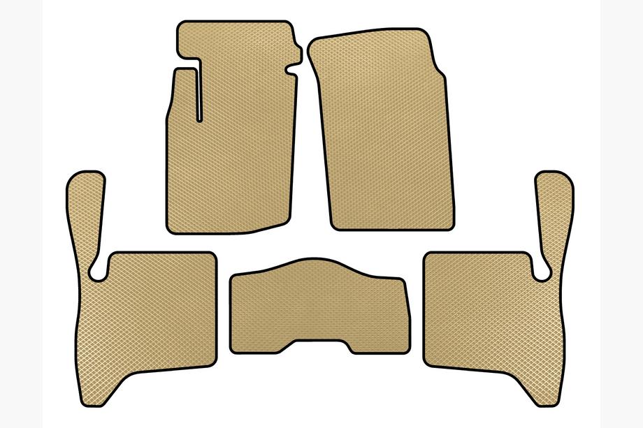 Suzuki Vitara 1998-2006 EVA Floor Mats (3-Door, Beige) Image