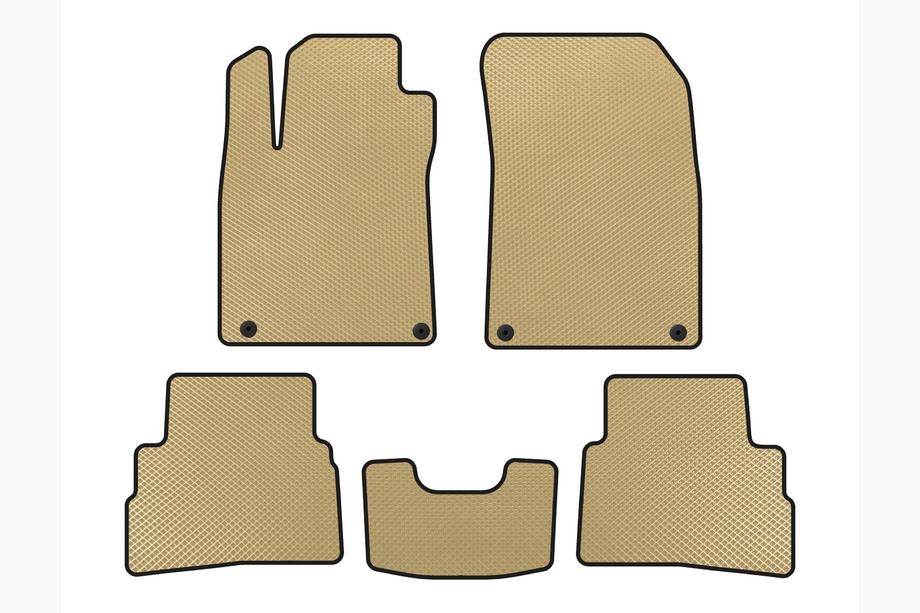 Suzuki Kizashi 2009-2016 EVA Floor Mats (Beige) Image
