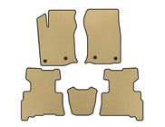 Toyota 4Runner 2009-2024 EVA Floor Mats (2 Rows, 2014-2024, 7-Seater, Beige) photo 1