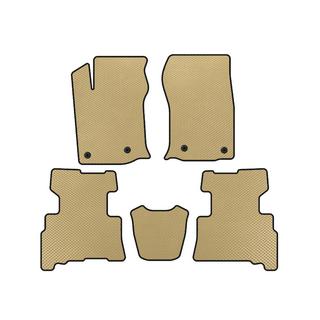 EVA Floor Mats (2 Rows, 2014-2024, 7-Seater, Beige)