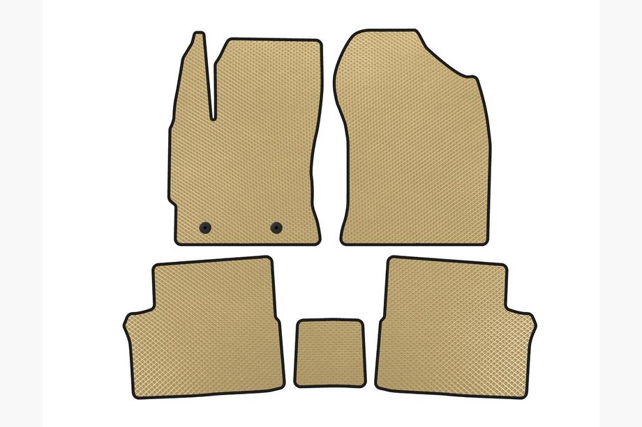 Toyota Auris 2012-2018 EVA Floor Mats (Beige) Image