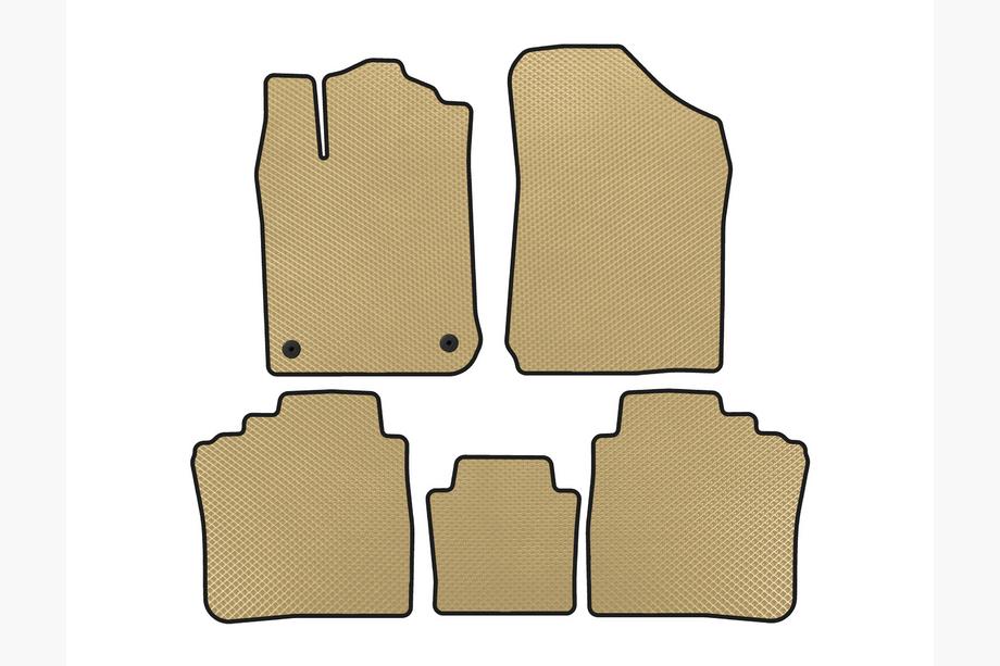 Toyota Avalon 2012-2018 EVA Floor Mats (Beige) Image