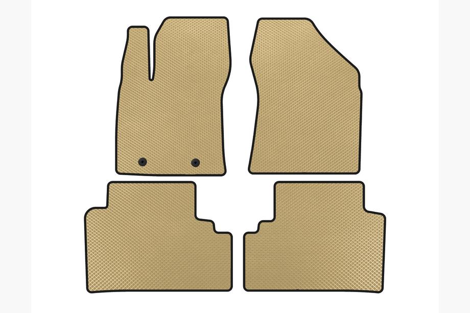 Toyota Avensis 2009-2018 EVA Floor Mats (SD, Beige) Image
