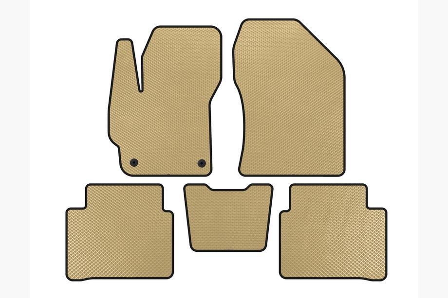 Toyota Corolla 2019- EVA Floor Mats (SD, Beige) Image