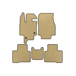 EVA Floor Mats (2 Rows, 7-Seater, Beige)