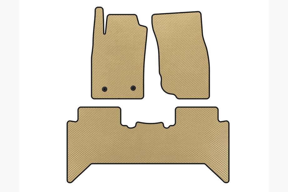 Toyota Hilux 2006-2015 EVA V2 Floor Mats (Beige) Image