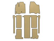Toyota Sienna 2010-2020 EVA Floor Mats (3 Rows, Beige) photo 1