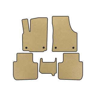 EVA Floor Mats (2 Rows, 7-Seater, Beige)