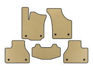 Volkswagen Phaeton 2002-2016 EVA Floor Mats (SD, Short Base, Beige) photo 1