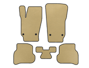 Volkswagen Polo 2010-2017 EVA Floor Mats (HB, 3/5-Door, Beige) photo 1