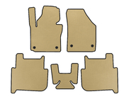 Volkswagen Touran 2003-2010 EVA Floor Mats (2 Rows, 2006-2010, 7-Seater, Beige) photo 1