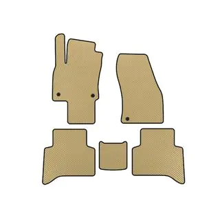 EVA Floor Mats (5-Seater, Beige)