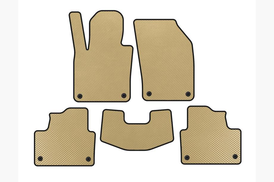 Volvo S60 2019- EVA Floor Mats (Beige) Image