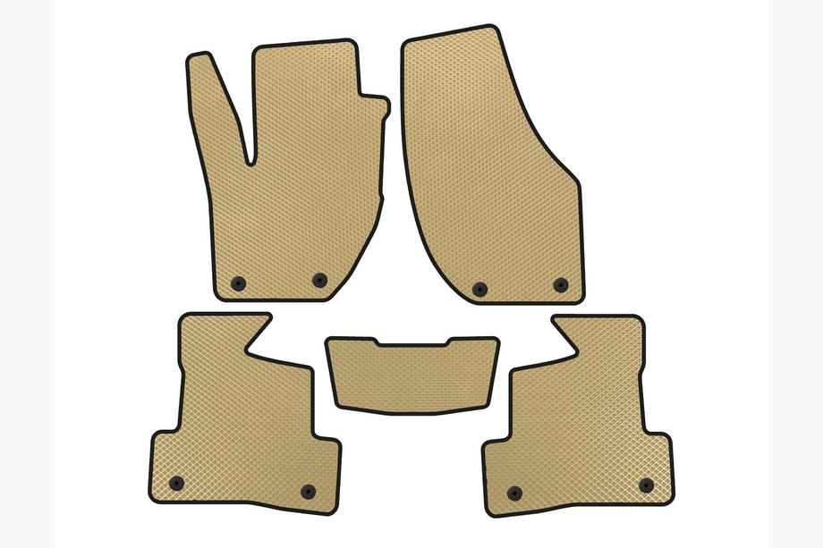 Volvo V40 2012- EVA Floor Mats (2016+, HB, Beige) Image