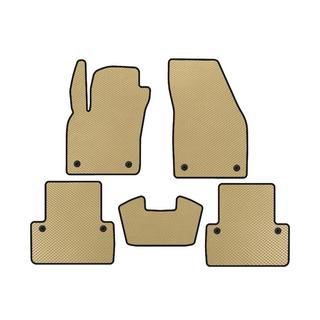 EVA Floor Mats (2007-2012, SW, Beige) Volvo V50 2004-2012