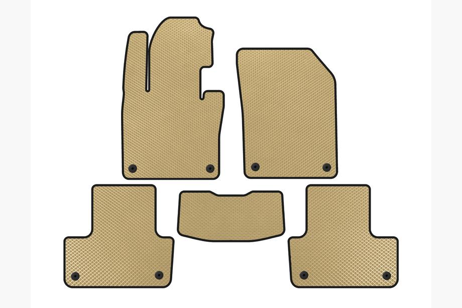 Volvo XC60 2017- EVA Floor Mats (Beige) Image