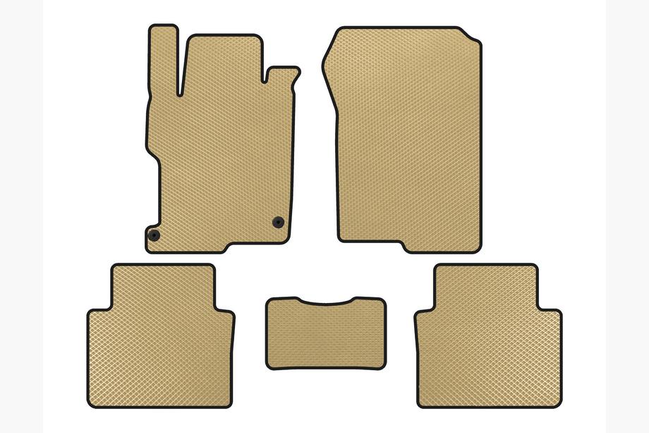 Honda Accord IX 2013-2017 EVA Floor Mats (SD, Beige) Image