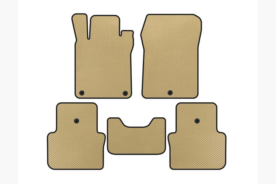 Acura TLX 2014-2020 EVA Floor Mats (SD, Beige) Image