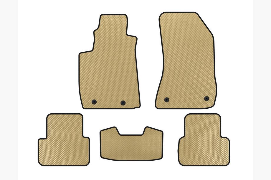 Alfa Romeo 159 2005–2011 EVA Floor Mats V-2 (Beige) Image