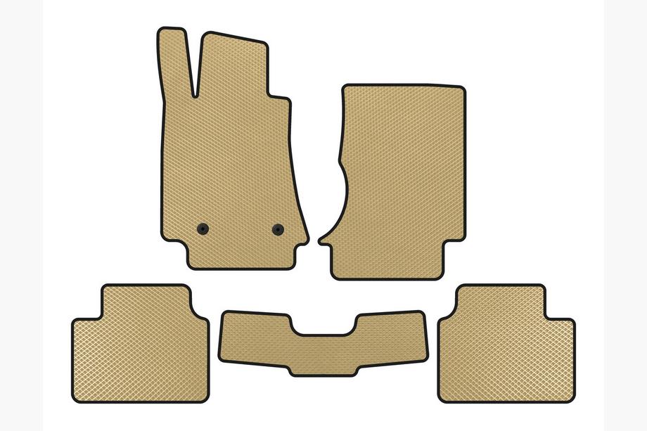 Alfa Romeo Giulia 2016-2022 EVA Floor Mats (Beige) Image