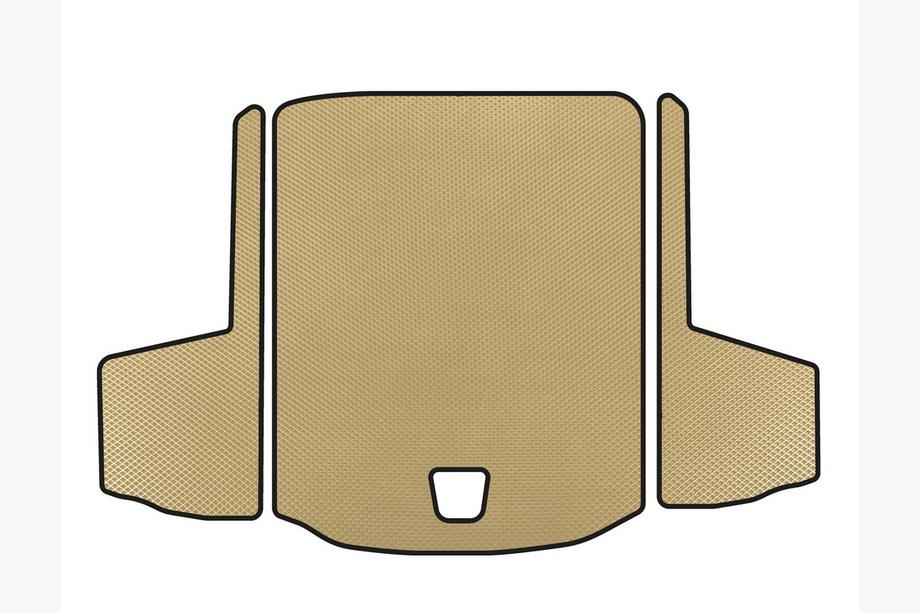 Cadillac ATS 2012-2019 EVA Trunk Mat (SD, Beige) Image