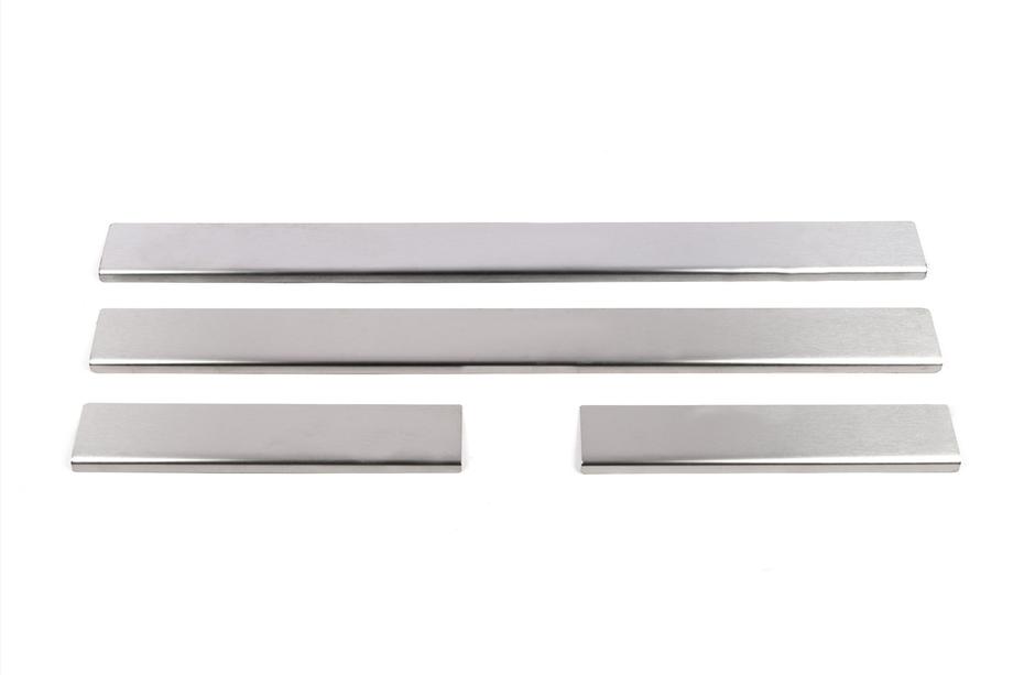 Toyota Corolla 2002-2007 Door Sill Protectors Carmos Stainless Steel 4 pcs Photo 2