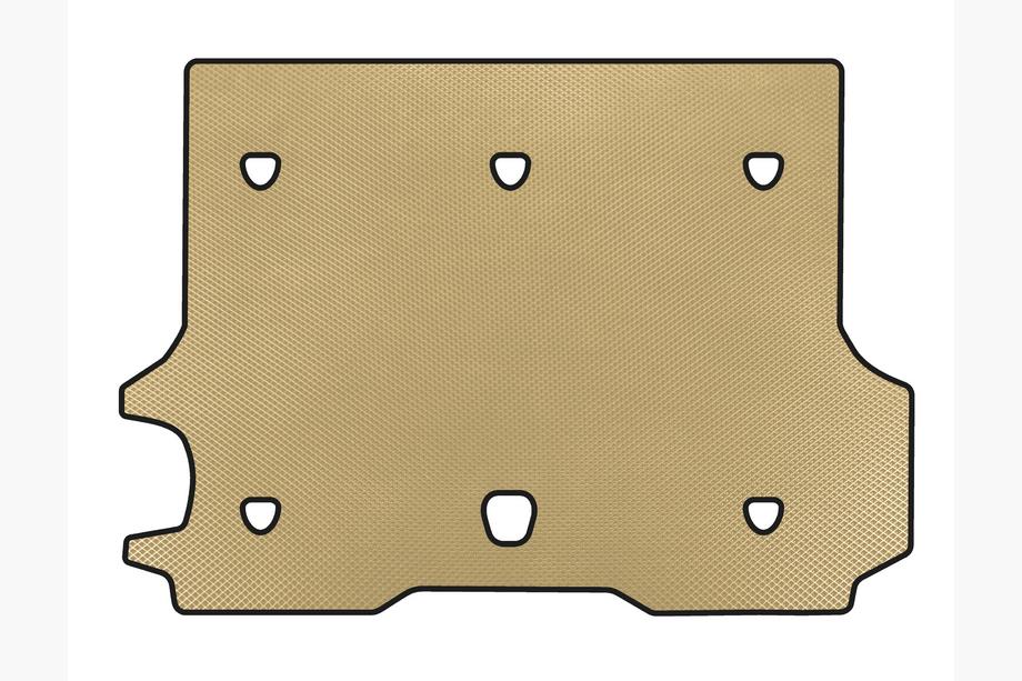 Chevrolet Trailblazer 2002-2012 EVA Trunk Mat (Beige) Image