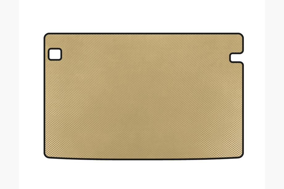 Citroen Berlingo/Multispace 2018- EVA Trunk Mat (Short, 5-Seater, Beige) Image