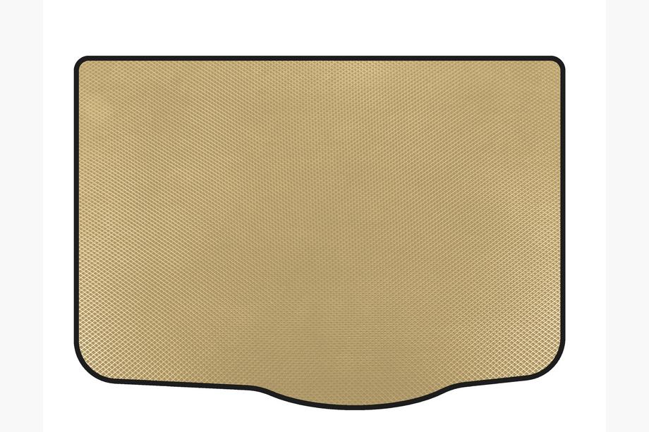 Fiat Punto Grande/EVO 2006-2018 EVA Trunk Mat (2011-2018, HB, 3-Door, Beige) Photo 1