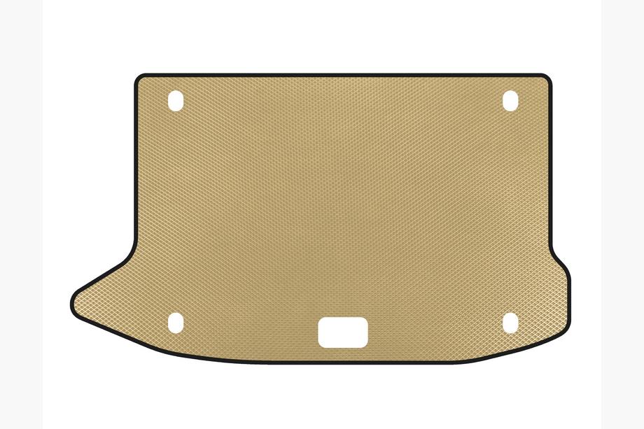 Hyundai Kona 2017-2023 EVA Trunk Mat V2 (Beige) Image