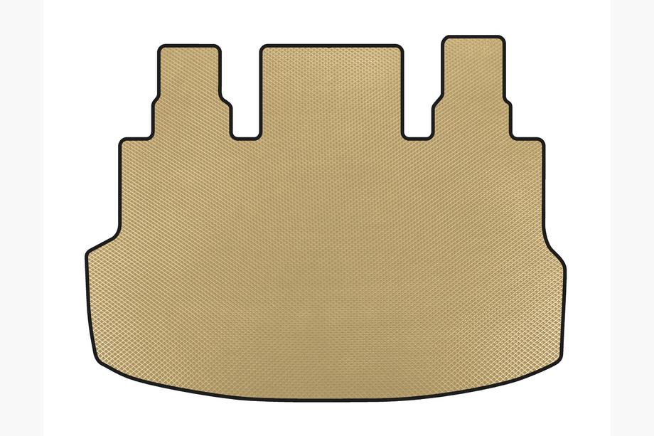 Hyundai Staria 2021- EVA Trunk Mat (1+1.5/9-seater, Beige) Image
