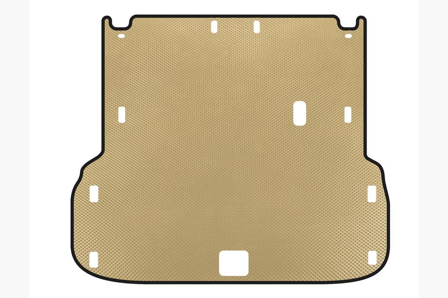 Infiniti QX60 2016-2021 EVA Trunk Mat (up to 2nd Row, Beige) Image