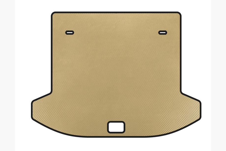 Jetour X70 2018- EVA Trunk Mat (2 Rows, Beige) Image