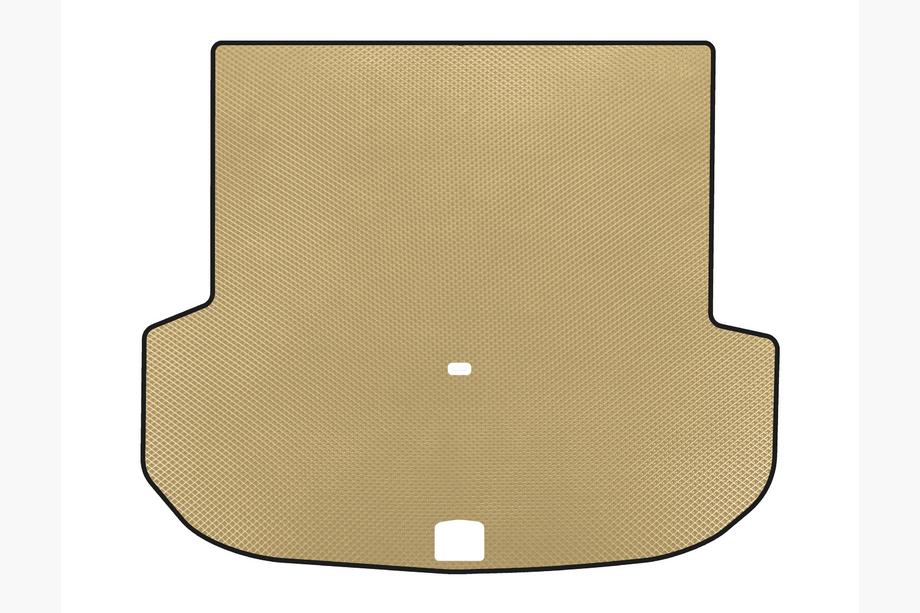 Kia Sorento III UM 2014-2020 EVA Trunk Mat (2014-2018, 5-Seater, Beige) Photo 1