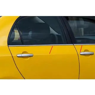 Exterior Window Trim Stainless Steel (4 pcs)