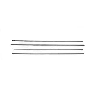 Exterior Window Trim Stainless Steel (4 pcs) Toyota Corolla 2002-2007 photo 2