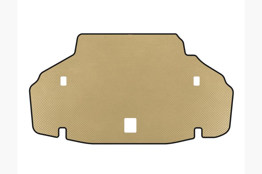 Lexus LS 2007-2017 EVA Trunk Mat (2007-2010, SD, Long Wheelbase, Beige) Image